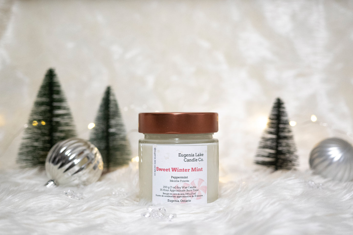 Sweet Winter Mint Soy Wax Candle