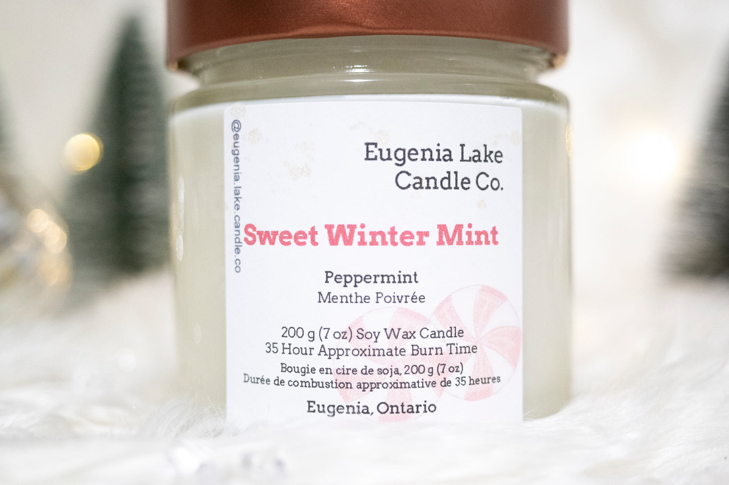 Sweet Winter Mint Soy Wax Candle