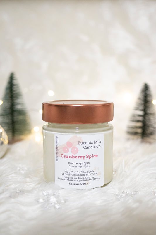 Cranberry Spice Soy Wax Candle