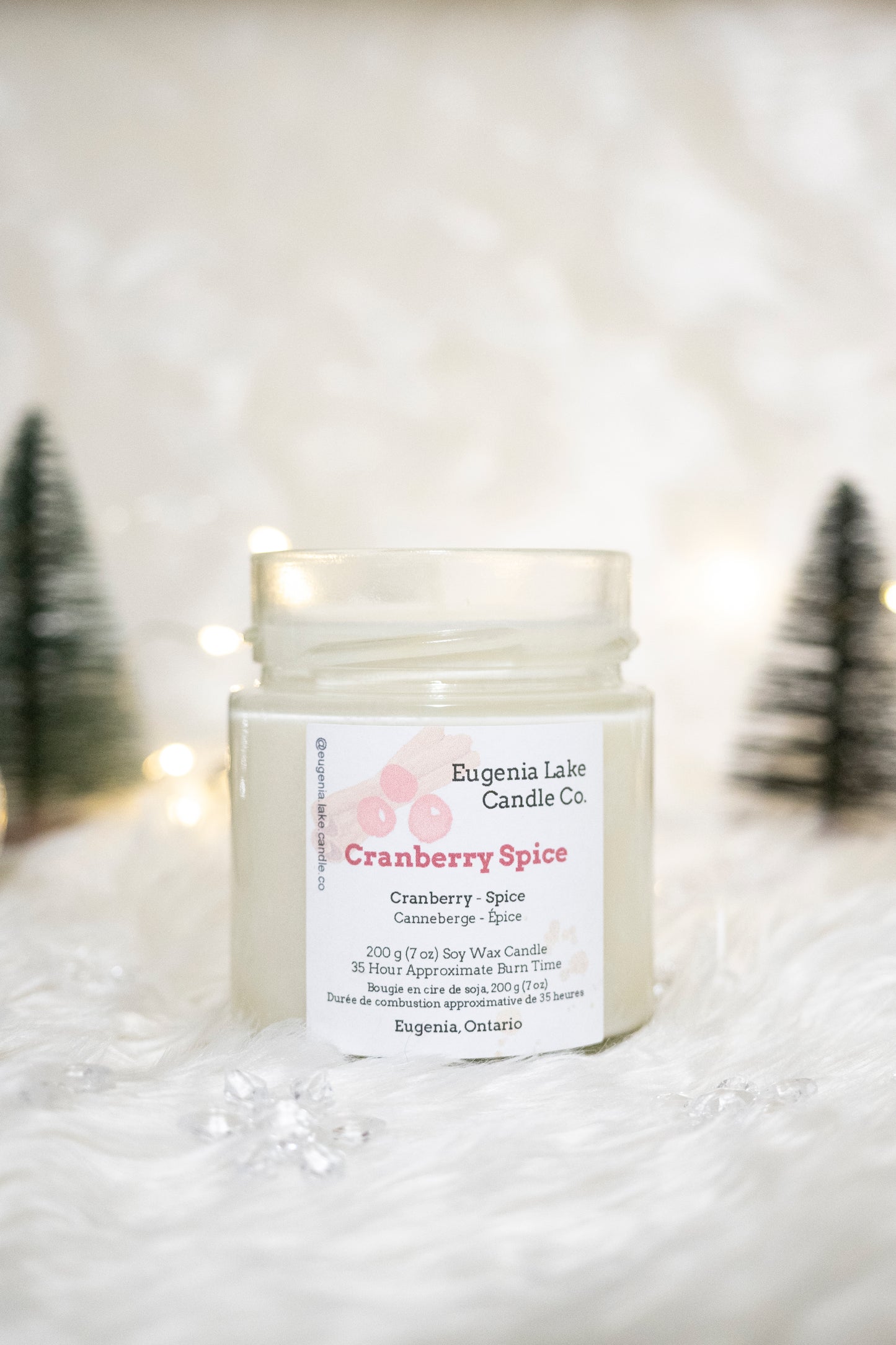 Cranberry Spice Soy Wax Candle