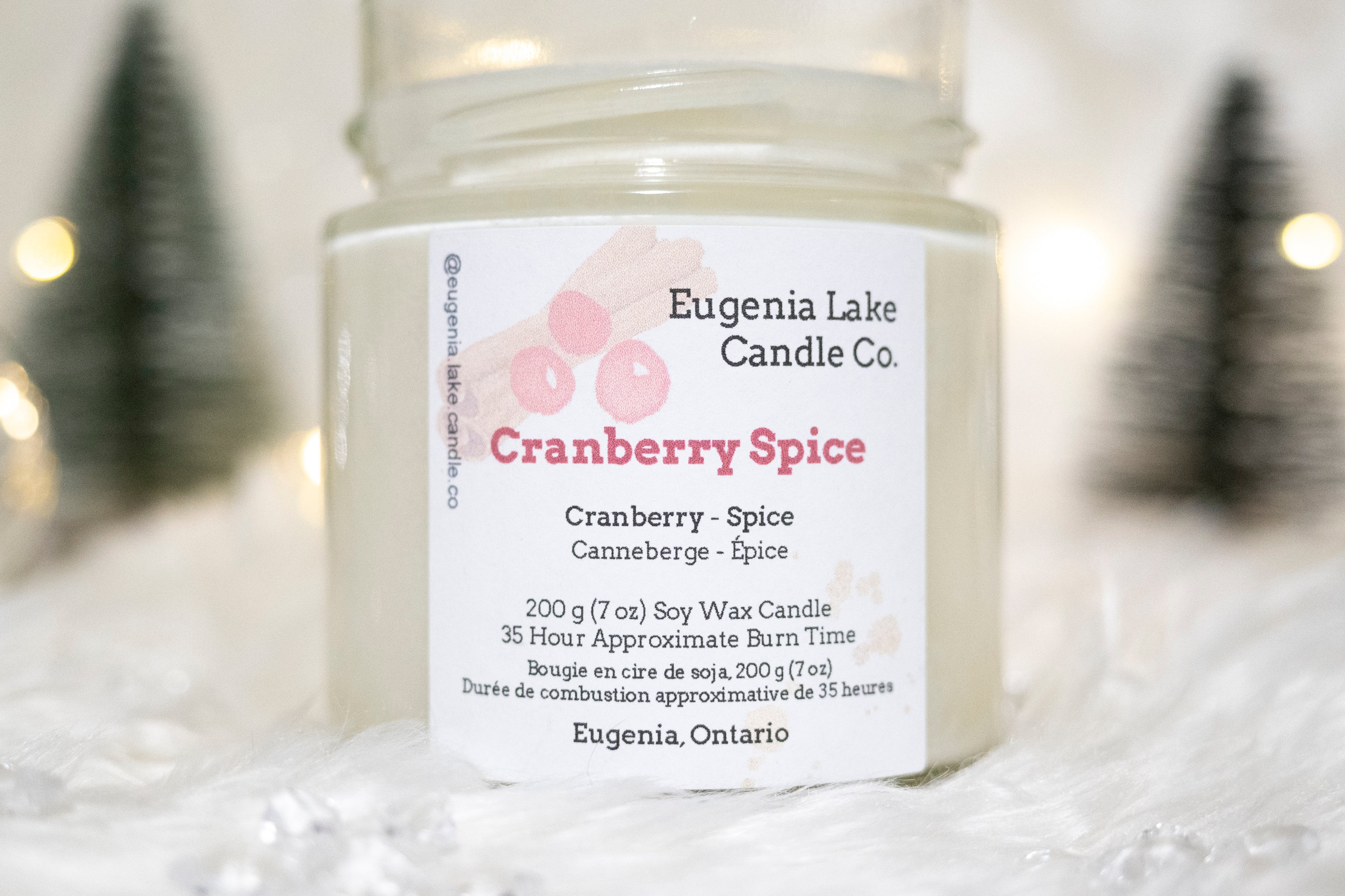 Cranberry Spice Soy Wax Candle