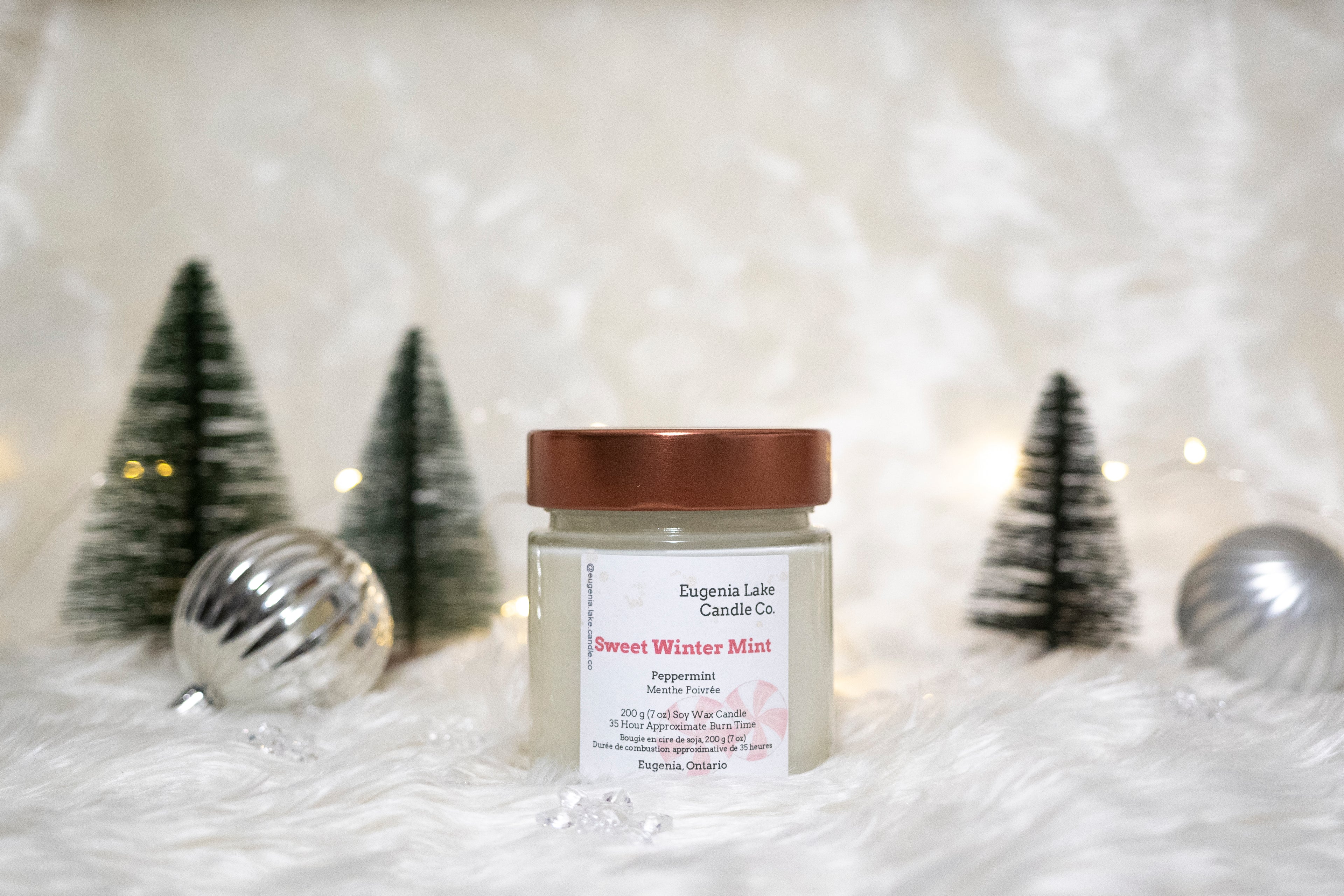 Sweet Winter Mint Soy Wax Candle